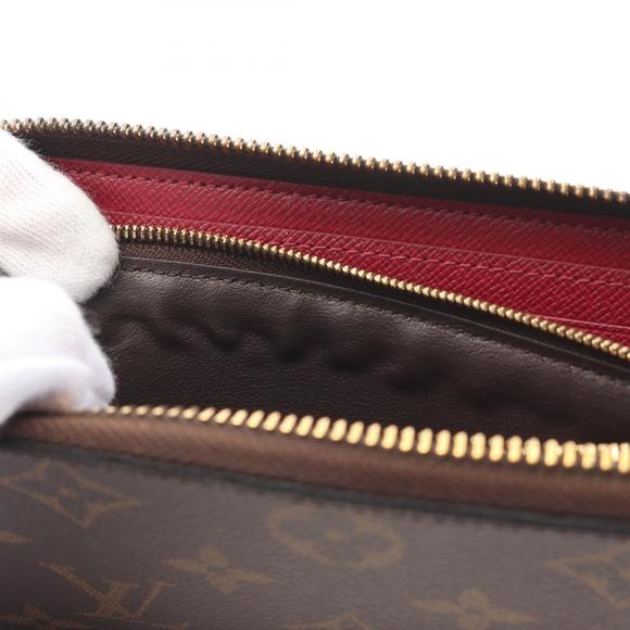 Louis Vuitton Wallet Brown Portefeuille Clemence Fuchsia Long - Picture 7 of 7